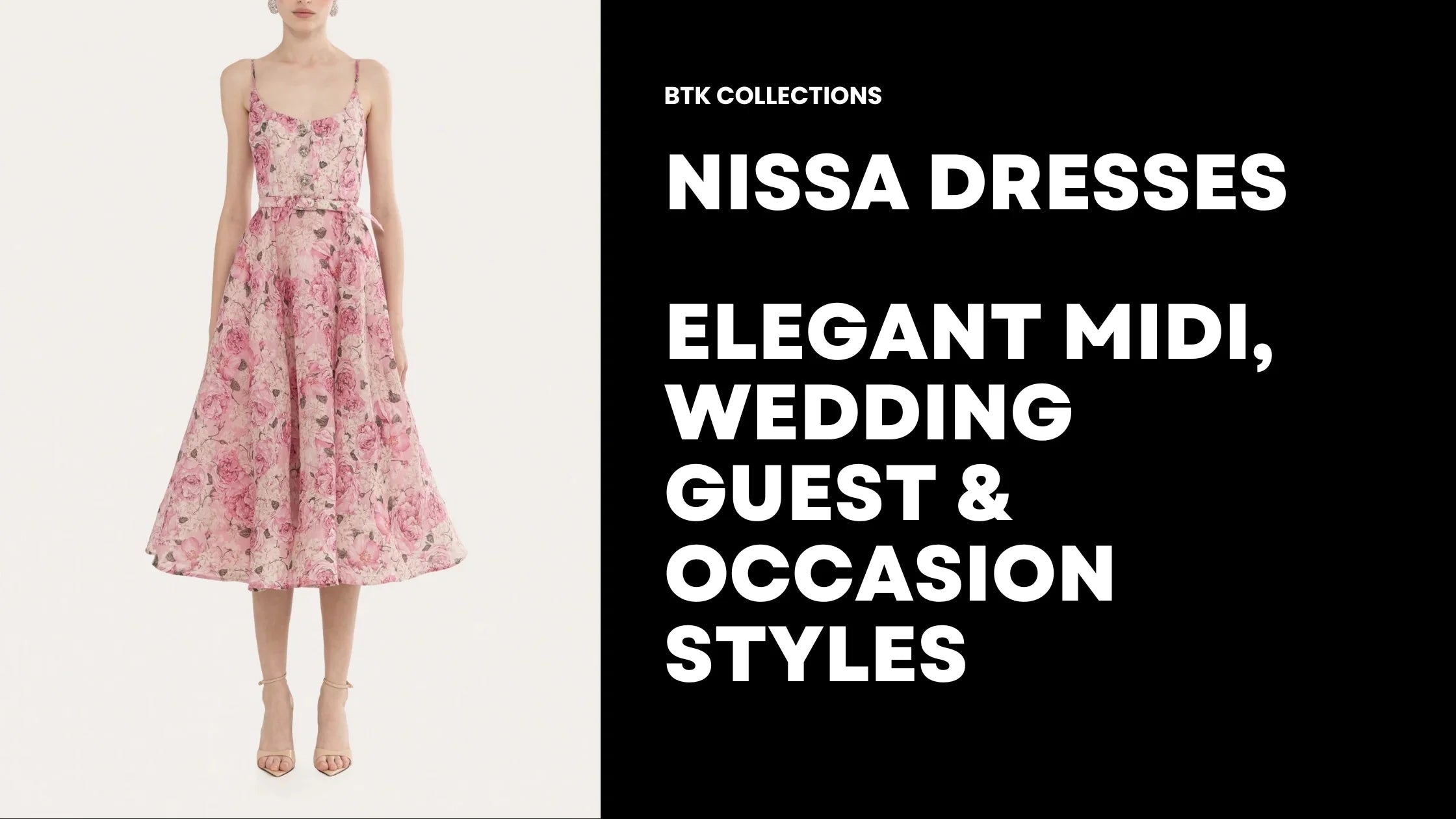 Nissa Designer Dresses for Women: Elegant Midi, Wedding Guest & Occasion Styles