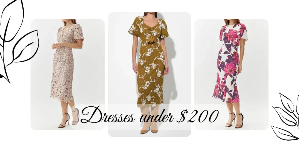 Designer-look dresses under $200 curated by BTK COLLECTIONS