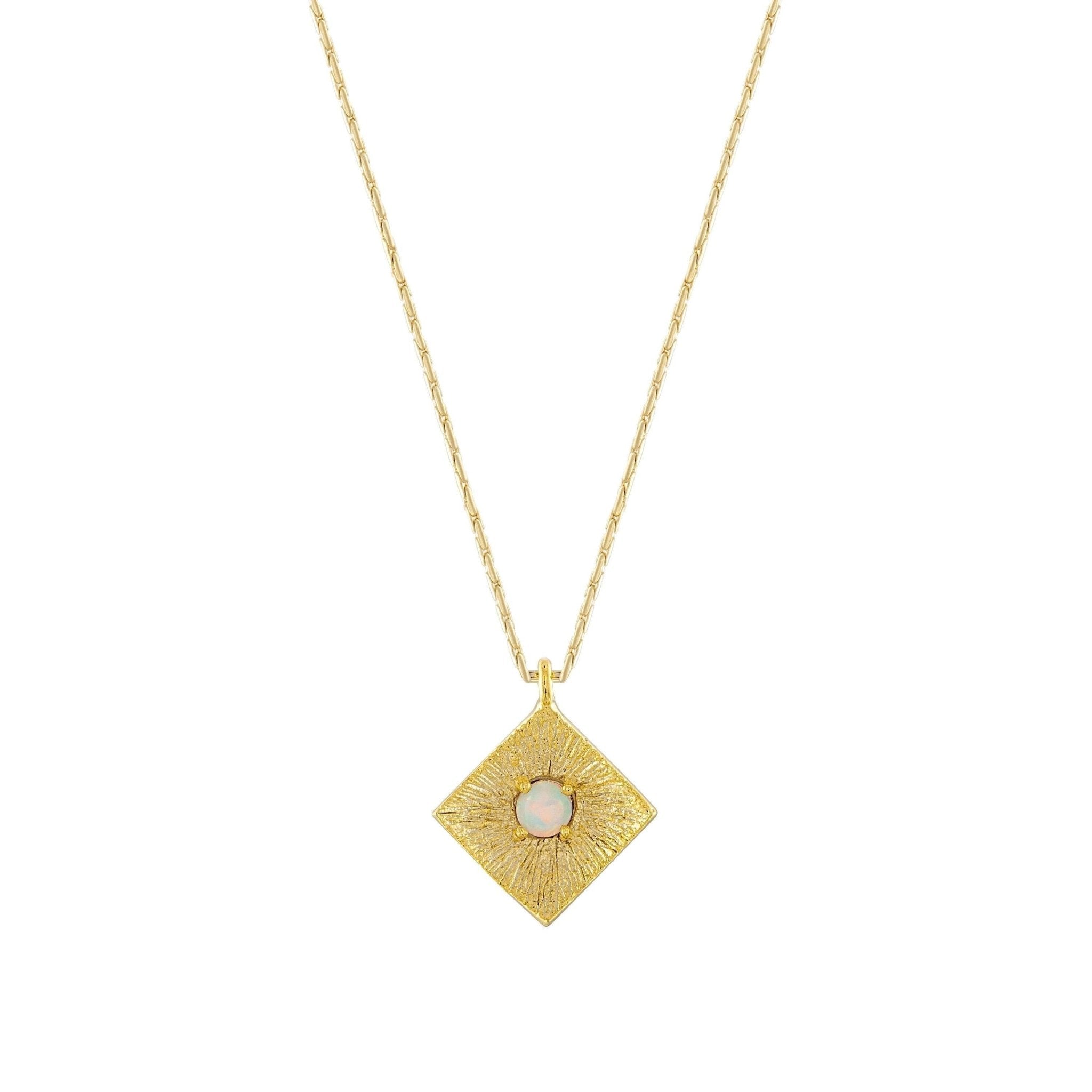 Alaia Opal Necklace - BTK COLLECTIONS